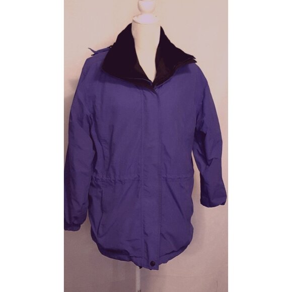 Eddie Bauer Weather Edge womens parka S Thinsulate lite loft  Zip Off Hood - Picture 3 of 9